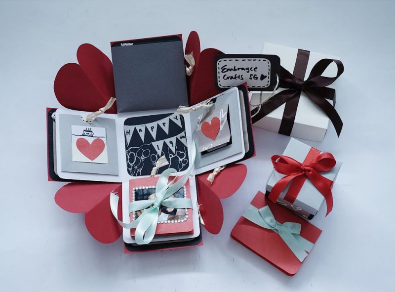 Výtvarné tvoření-Krabičkovaná-vánoční krabičky s překvapením