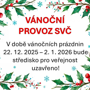 Vánoční provoz SVČ