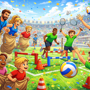 Velká sportovní výzva - Pedagogové vs. Děti (pro mladší)